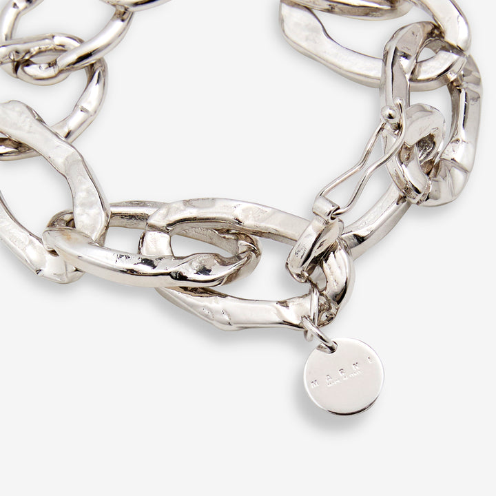 Metal Chain Bracelet Palladium