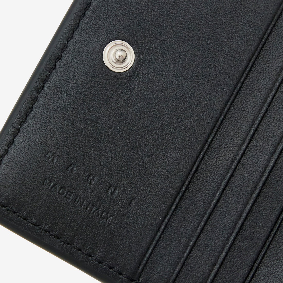 Marni Mending Bifold Wallet Black Accessories