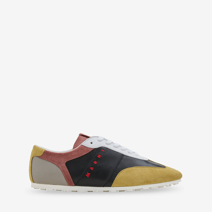 Leather Sneaker Green | Black | Pink | Grey