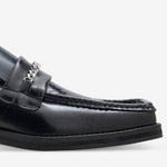 Square Toe Loafer Black