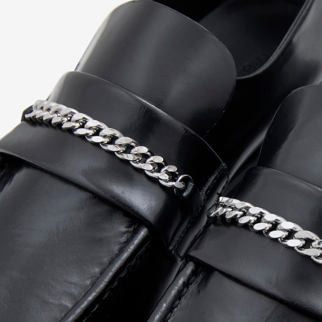 Square Toe Loafer Black Footwear