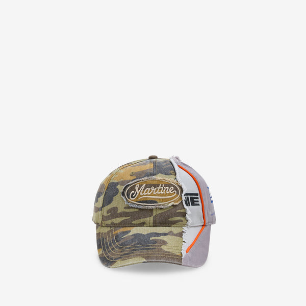 Collage Cap Camo Green Headwear