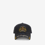 Cut Peak Cap Washed Black