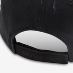Cut Peak Cap Washed Black