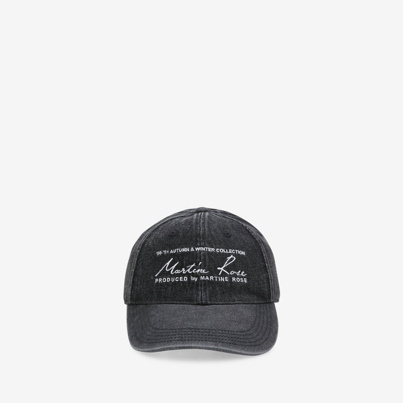Signature Cap Washed Black Headwear