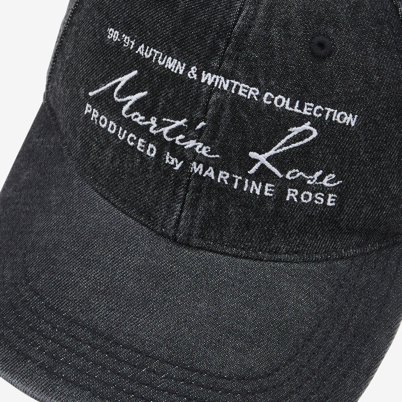 Signature Cap Washed Black Headwear