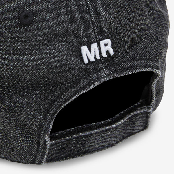 Signature Cap Washed Black Headwear