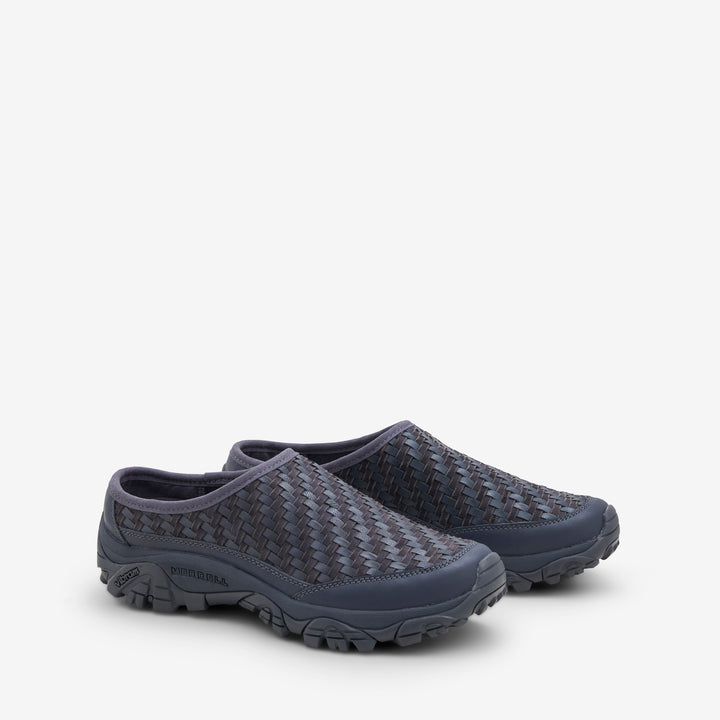 Moab 2 Slide Woven Leather Comet Front