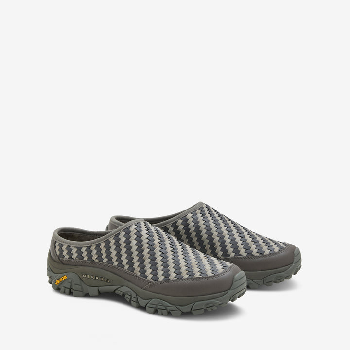 Moab 2 Slide Woven Leather Talus | Diorite Front