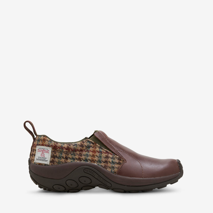 Jungle Moc Harris Tweed Dark Walnut