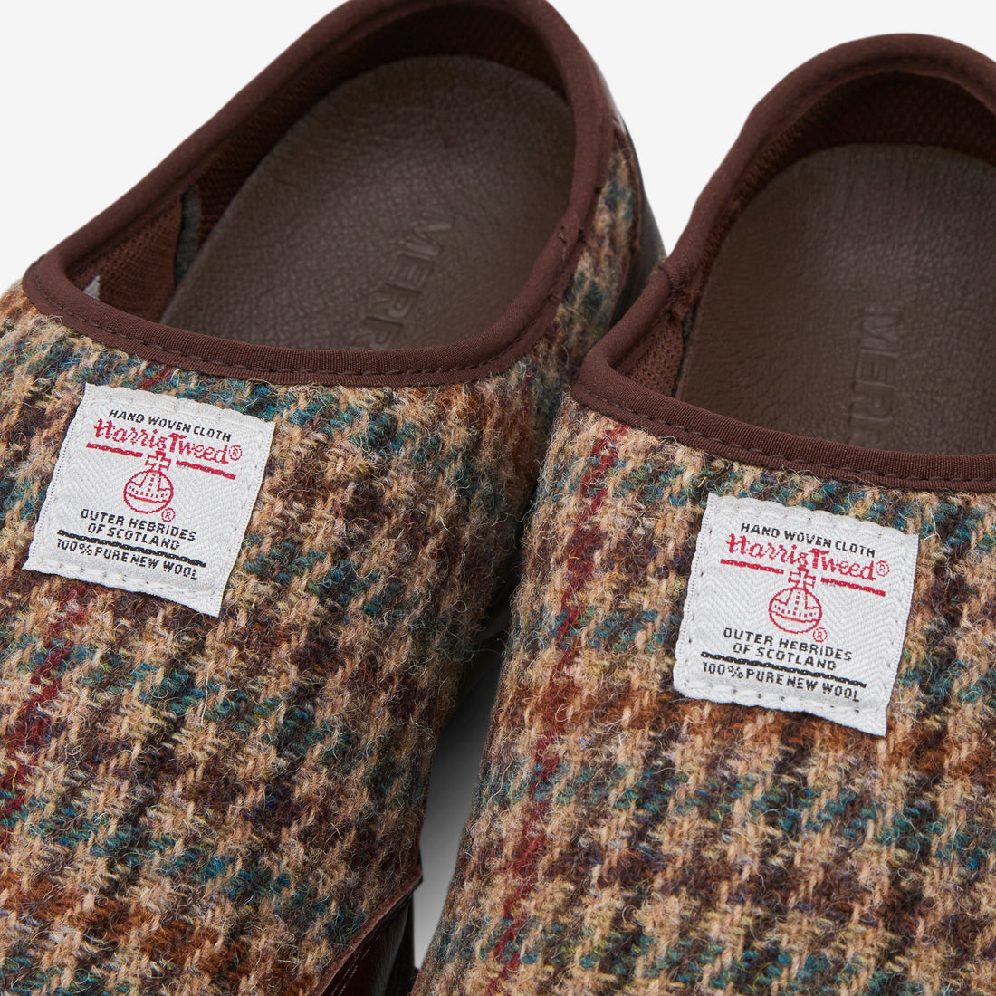 Moab 2 Slide Harris Tweed Dark Walnut Footwear