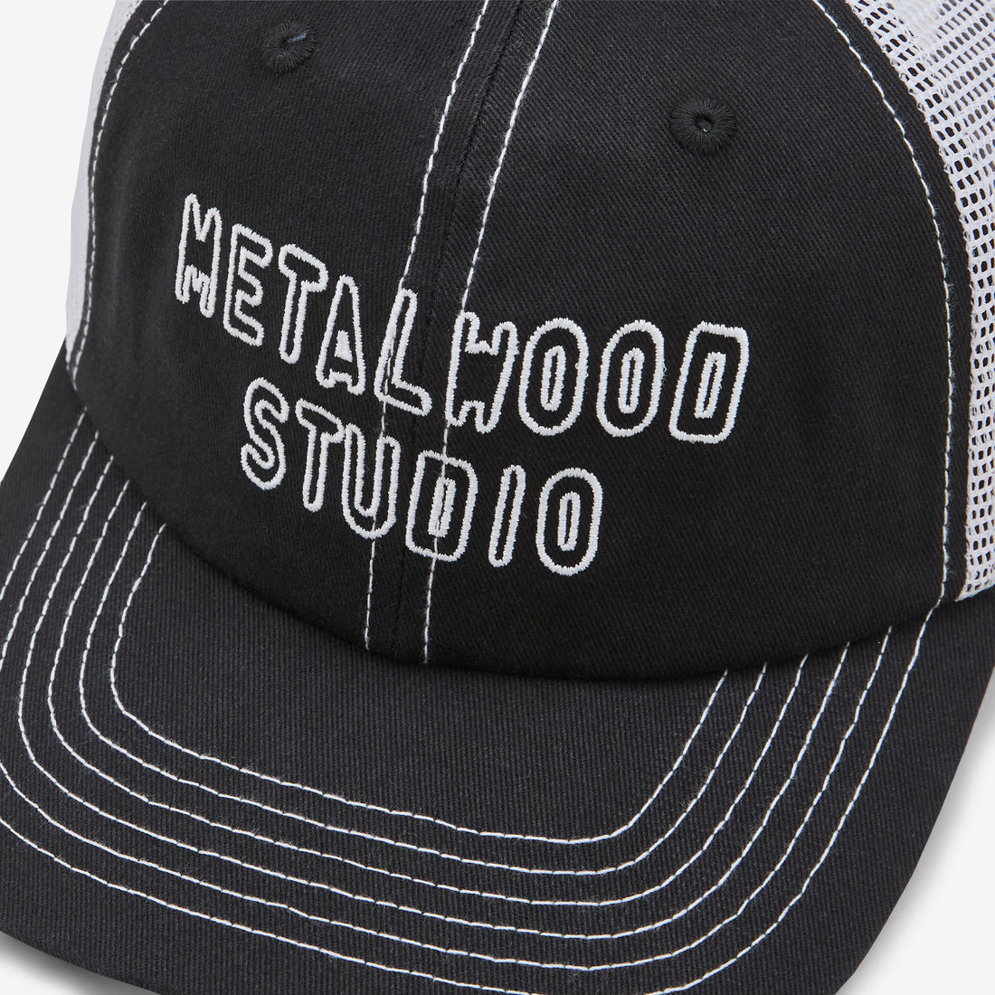 Cutie 6-Panel Trucker Hat Black Headwear