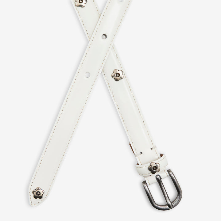 Purpose Belt Rivet White Polido