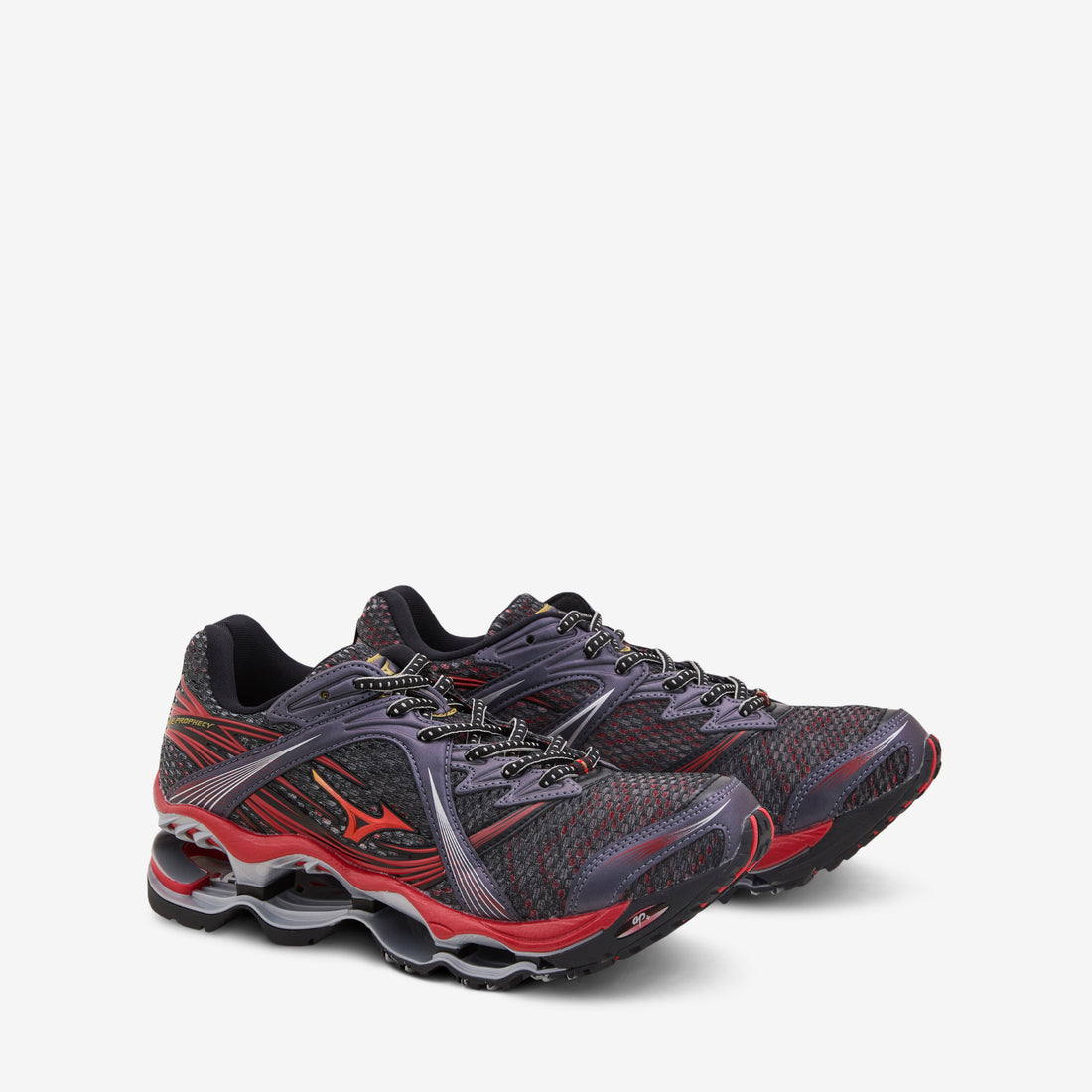 Wave Prophecy 1 Harbor Mist | Chinese Red | Black Footwear