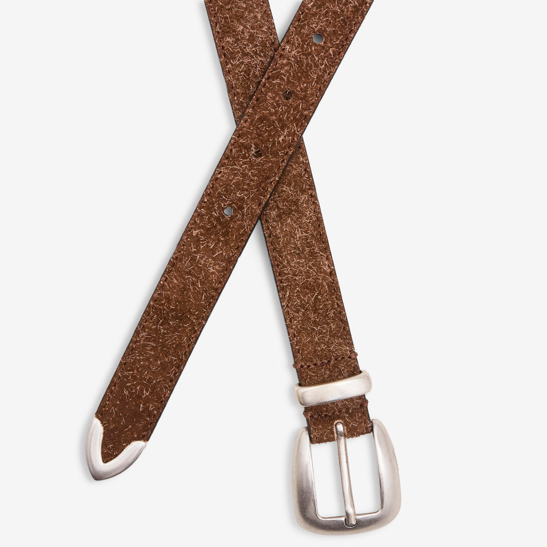 M2456 Belt Brown Suede Accessories