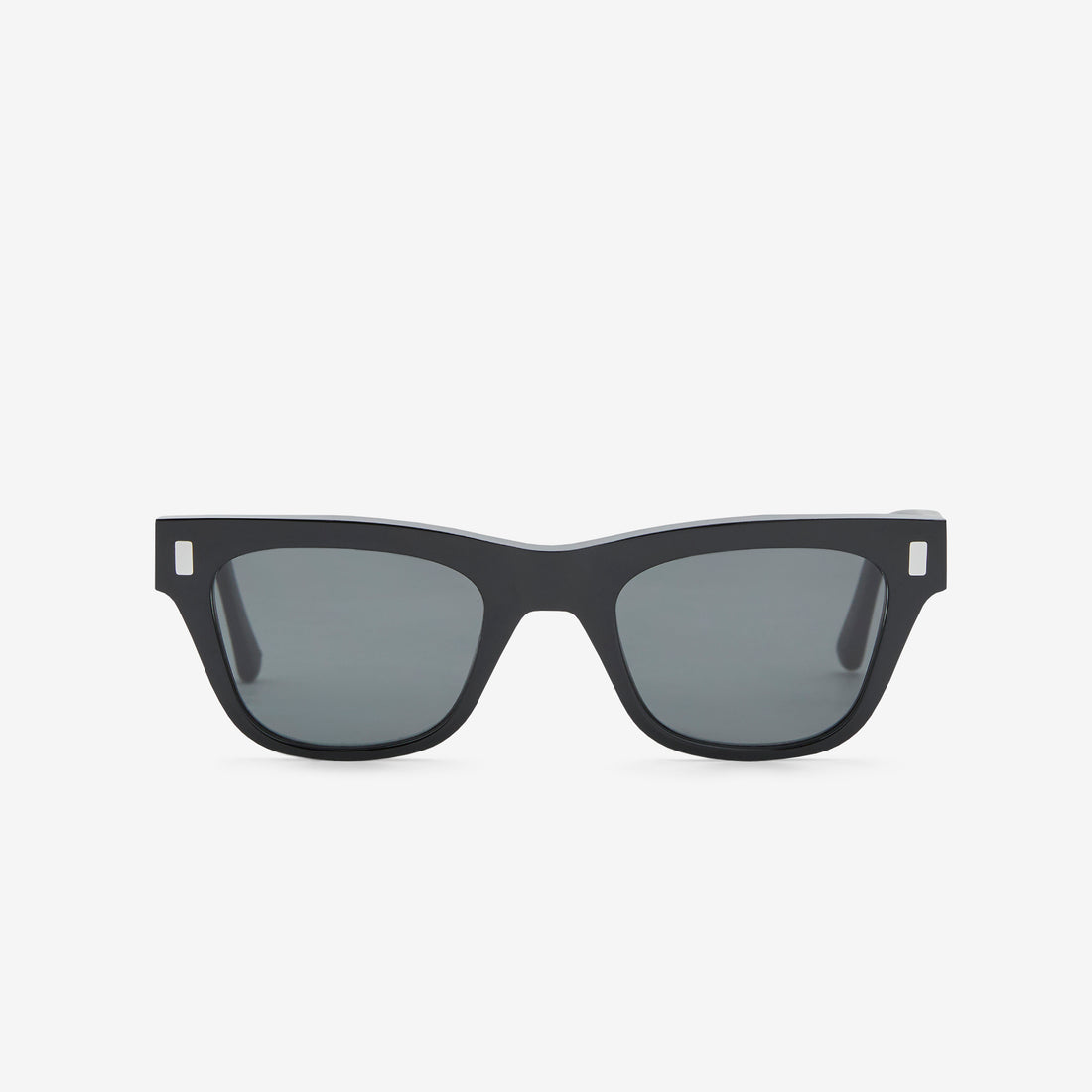 Aki Black | Green Solid Lens Eyewear