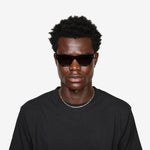 Aki Black | Green Solid Lens