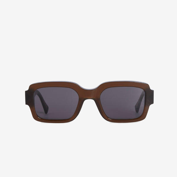 Apollo Chocolate | Grey Solid Lens