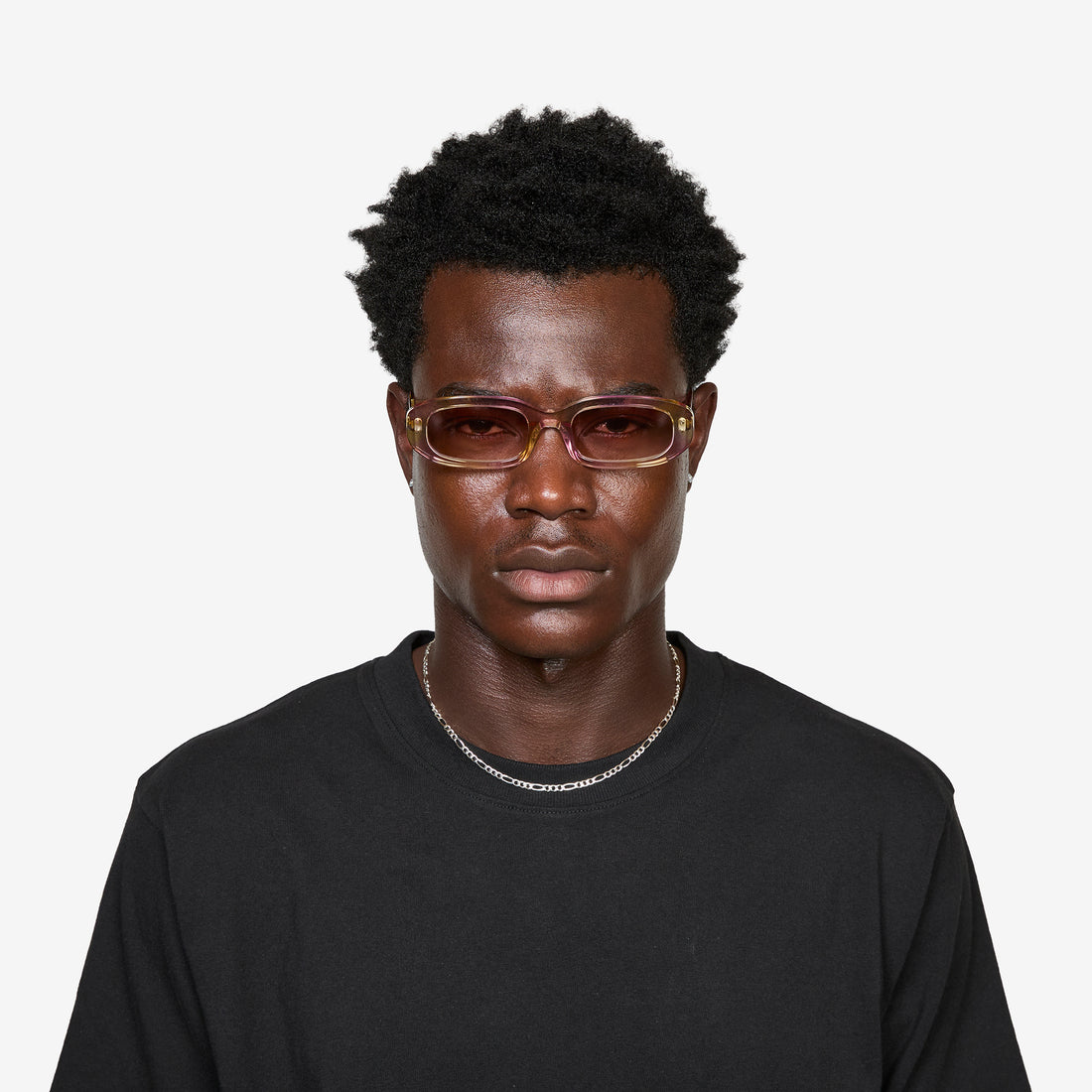 April Laguna Beach Yellow | Rose Gradient Lens Eyewear