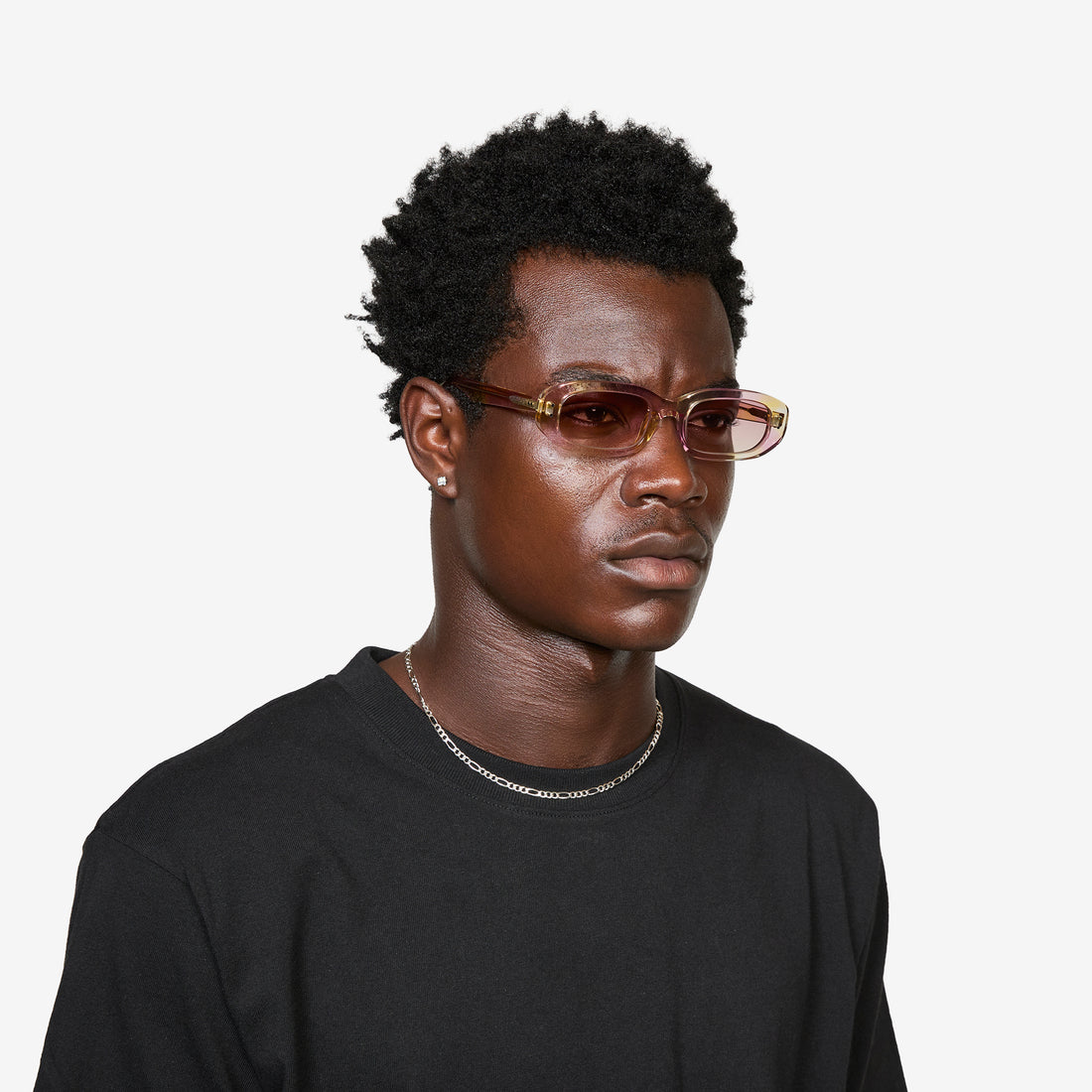 April Laguna Beach Yellow | Rose Gradient Lens Eyewear