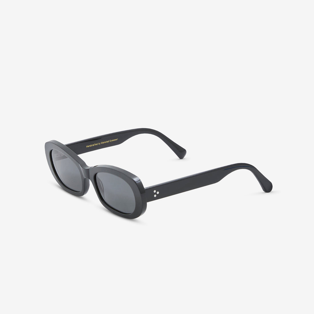 Belle Black | Green Solid Lens Eyewear