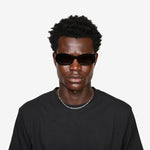 Belle Black | Green Solid Lens