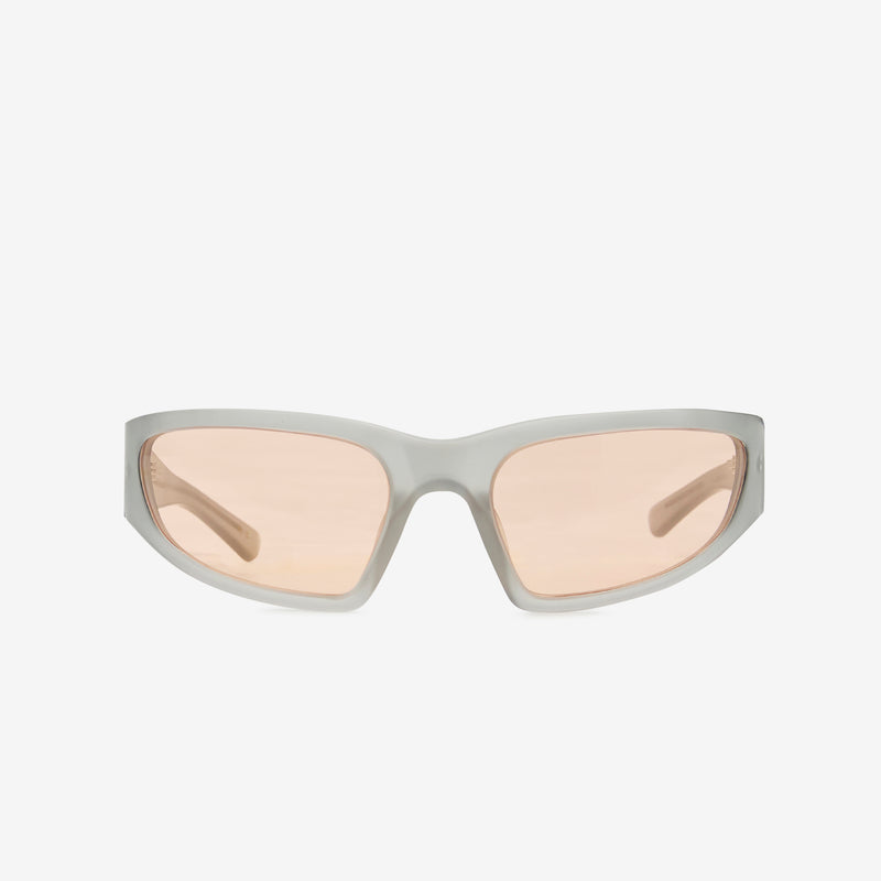 Crow Matte Grey | Orange Solid Lens Eyewear