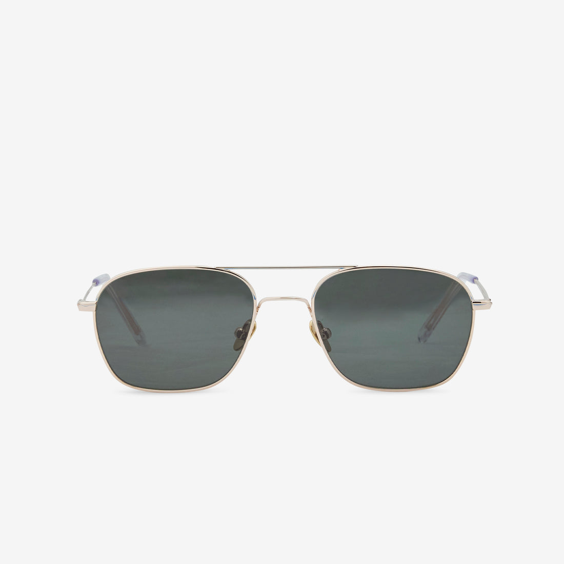 Dion Gold | Green Solid Lens Eyewear