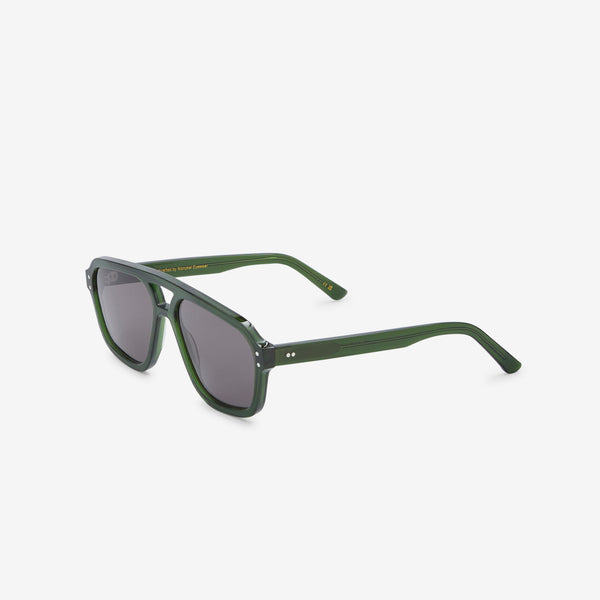 Jet Bottle Green | Grey Solid Lens