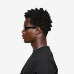 Miles Black | Green Solid Lens