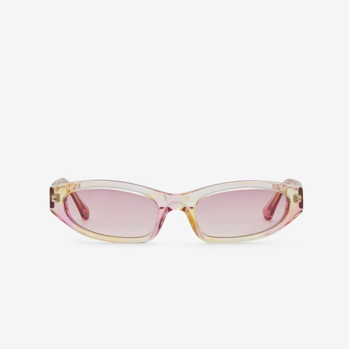 Miles Laguna Beach Yellow | Rose Gradient Lens Front