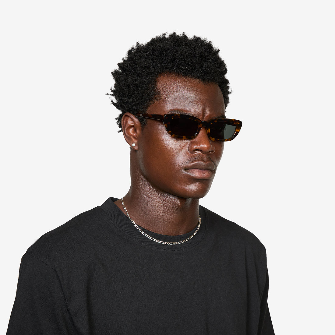 Nova Havana | Green Solid Lens Eyewear