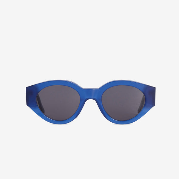 Polly Blue | Grey Solid Lens