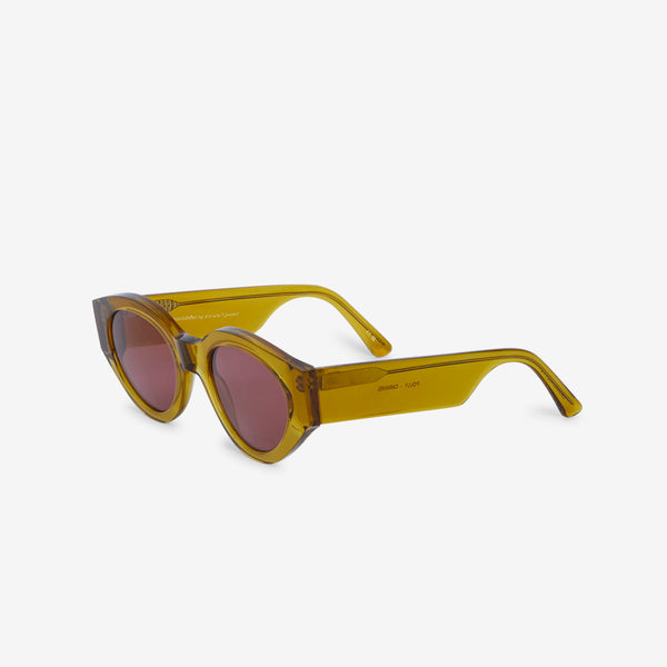 Polly Caramel | Pink Solid Lens