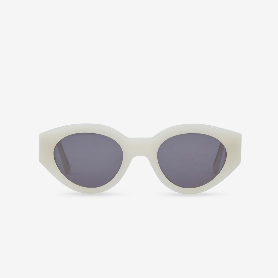 Polly Pearl | Grey Solid Lens Eyewear
