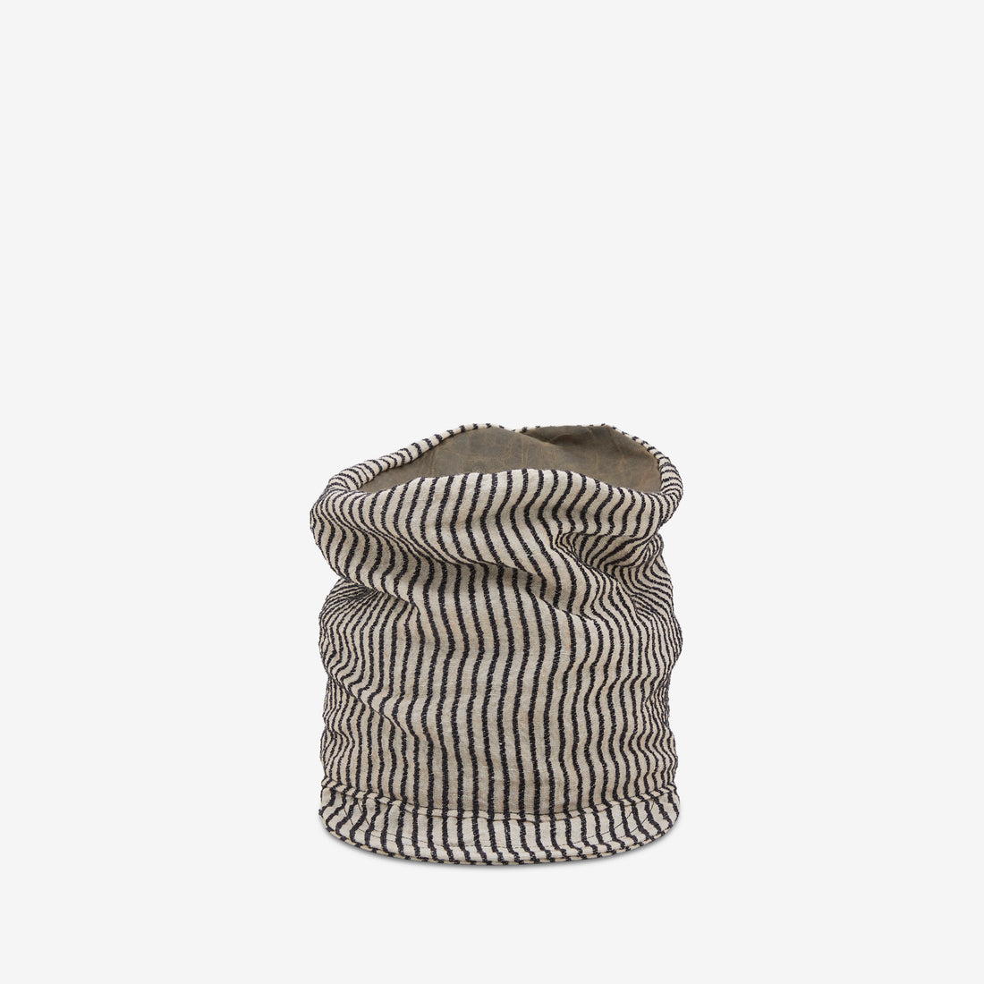 Conductor High Hat Striped Linen Headwear