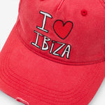 I Love Ibiza Hat Red