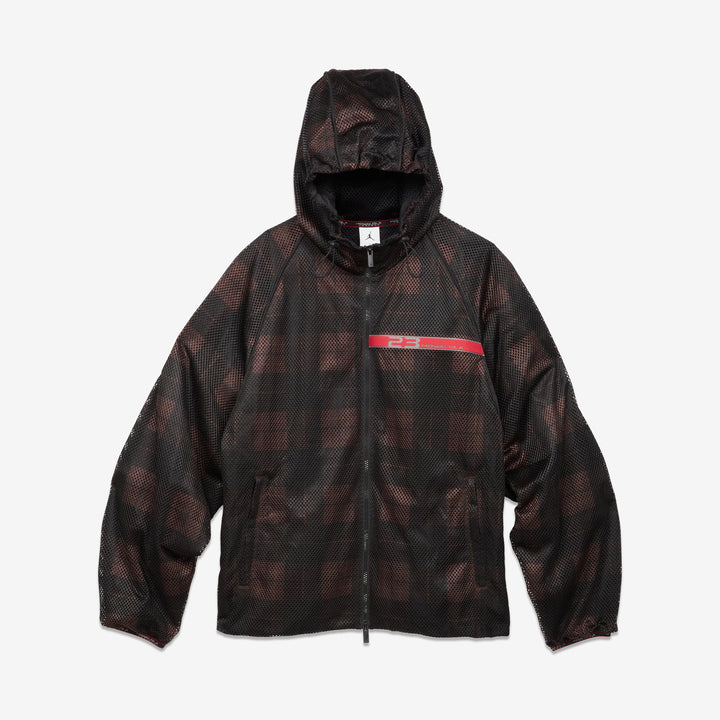 Mowalola x Track Jacket Dark Cinder | Black | Flat Pewter | Gym Red Front