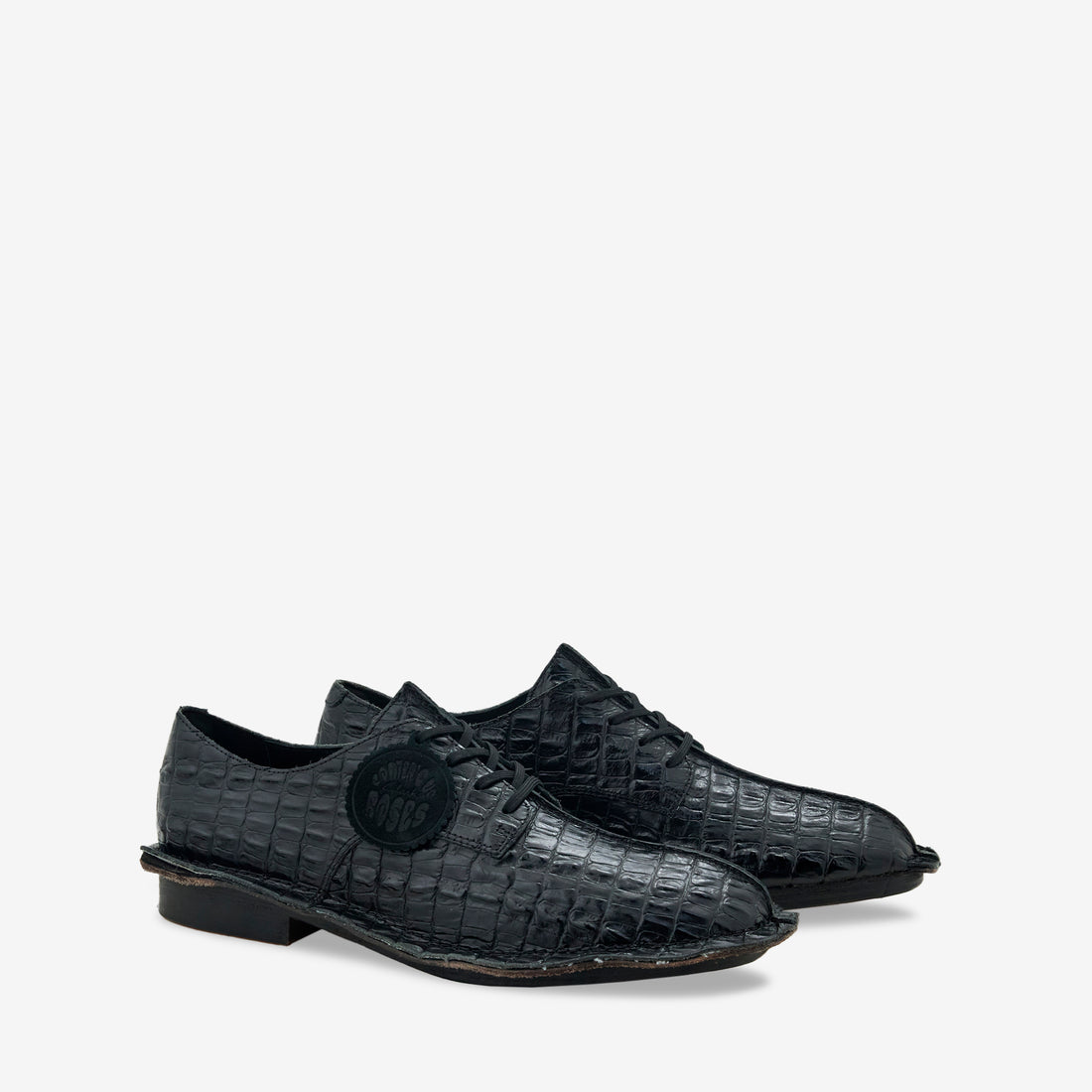 Martine Rose x Women's Derby Black Leather Footwear