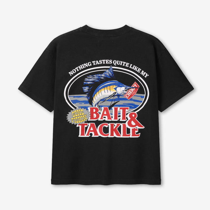 Marlin Boxy Pocket T-Shirt Black