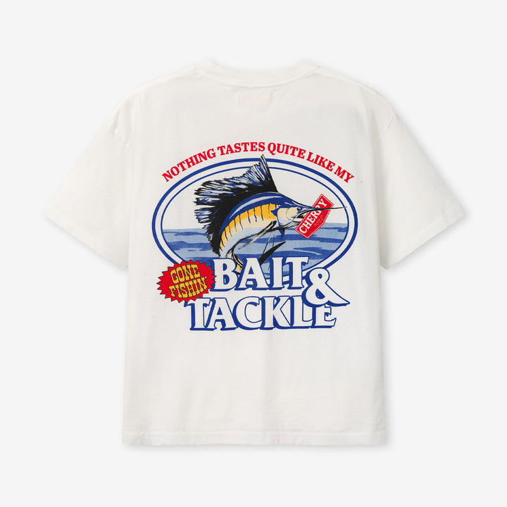 Marlin Boxy Pocket T-Shirt White