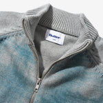 Mustang Zip-Thru Knit Sweater Grey