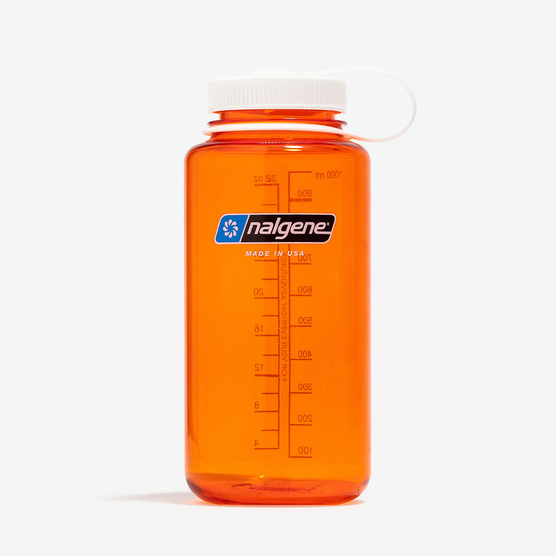 Wide Mouth Tritan Bottle 1000ml Orange | White