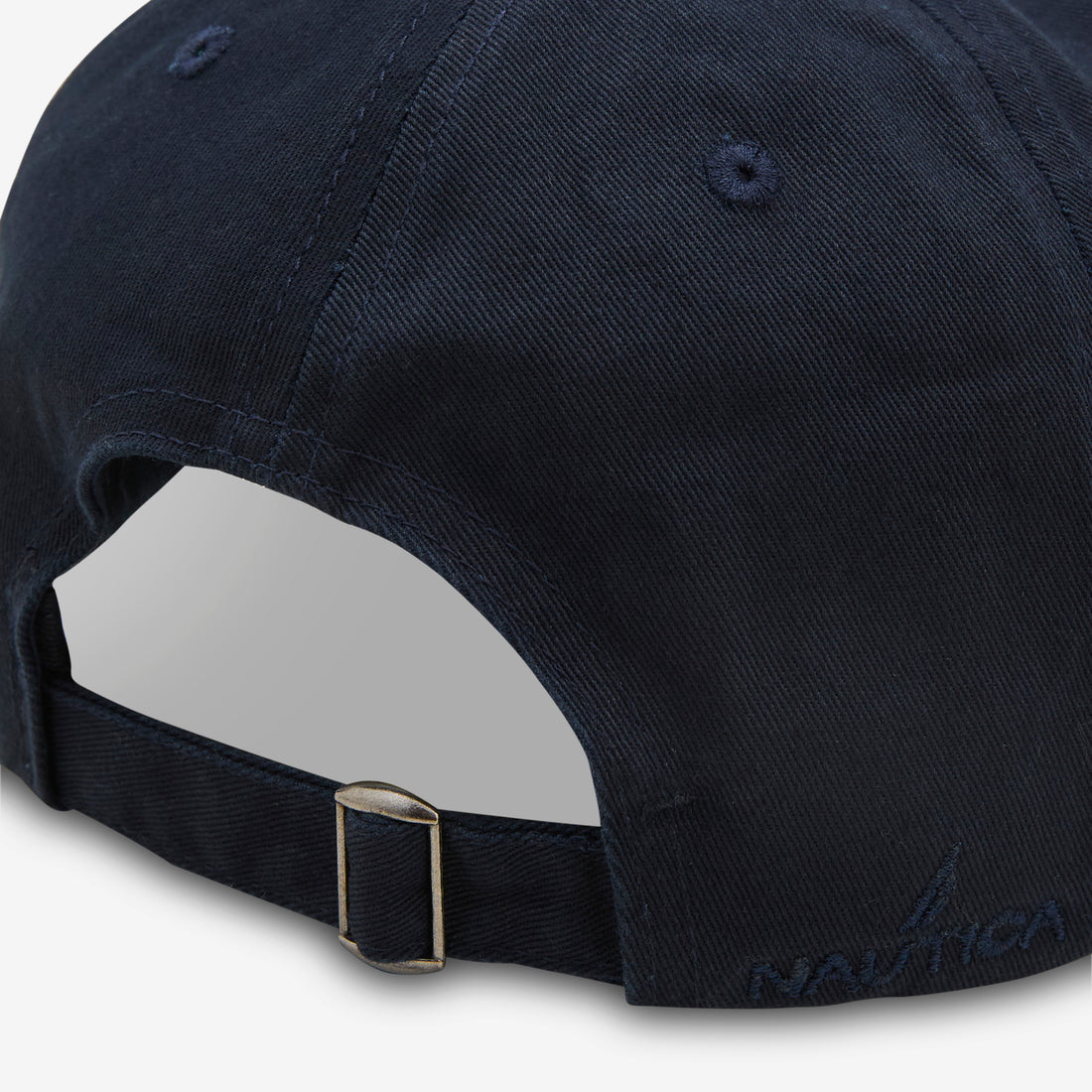 USA Flag Logo Twill Cap Navy  |  Red Headwear