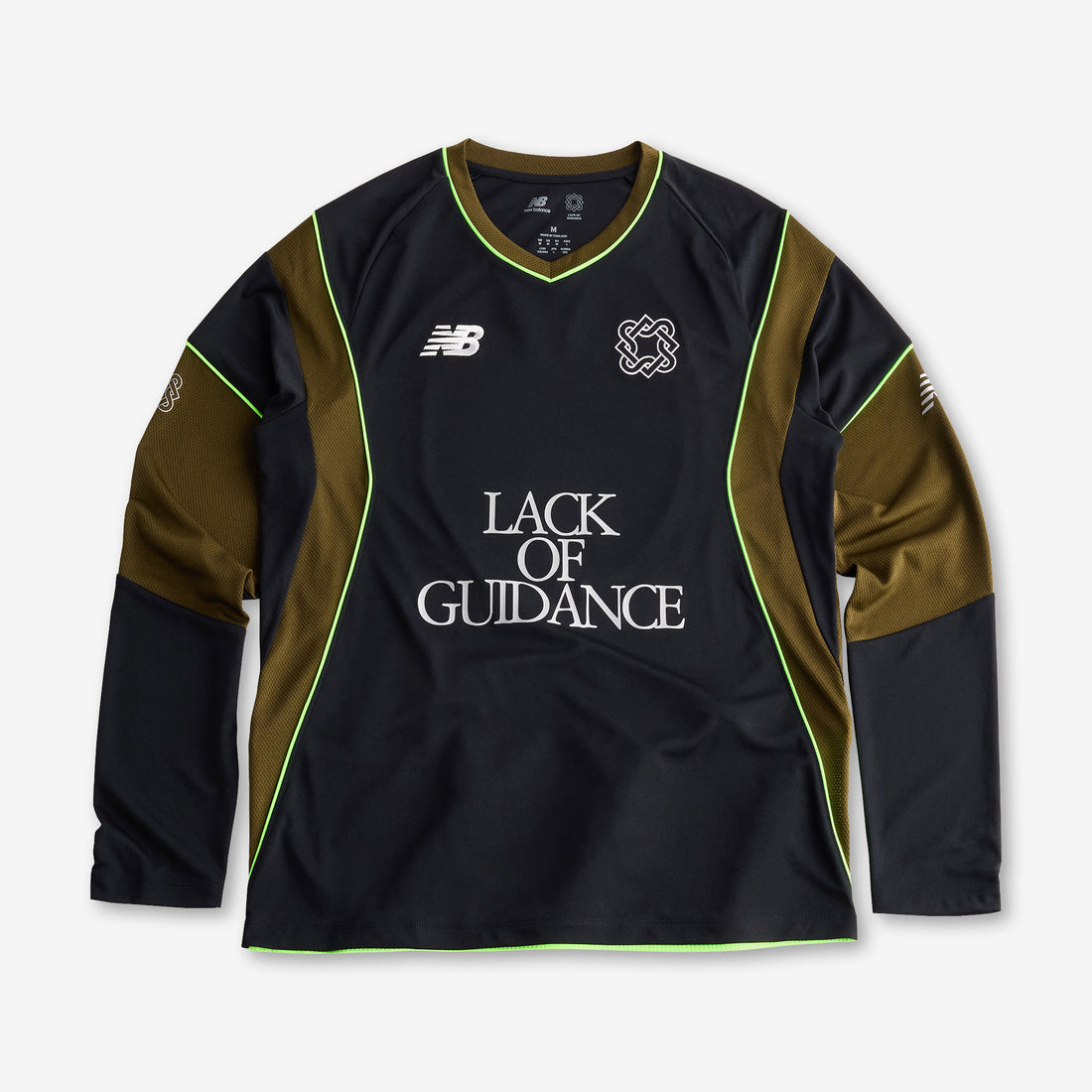 Lack of Guidance x Longsleeve Jersey Black Tees