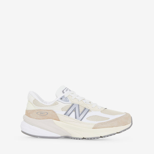 Made in USA 990v6 Mindful Grey | Bone | White | Silver Metallic