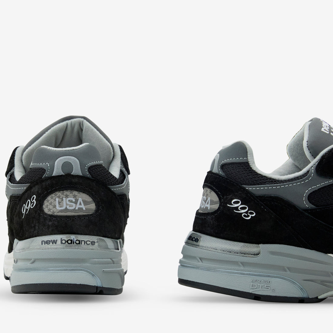 Made in USA 993 Black | Grey Footwear