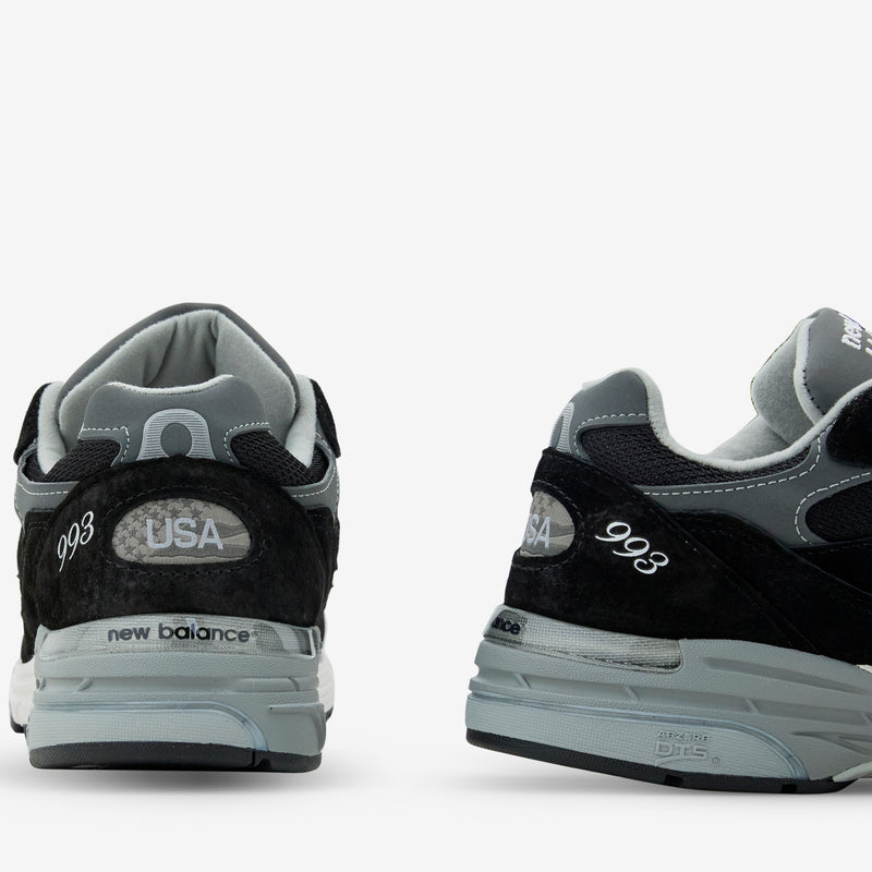 Made in USA 993 Black | Grey Footwear
