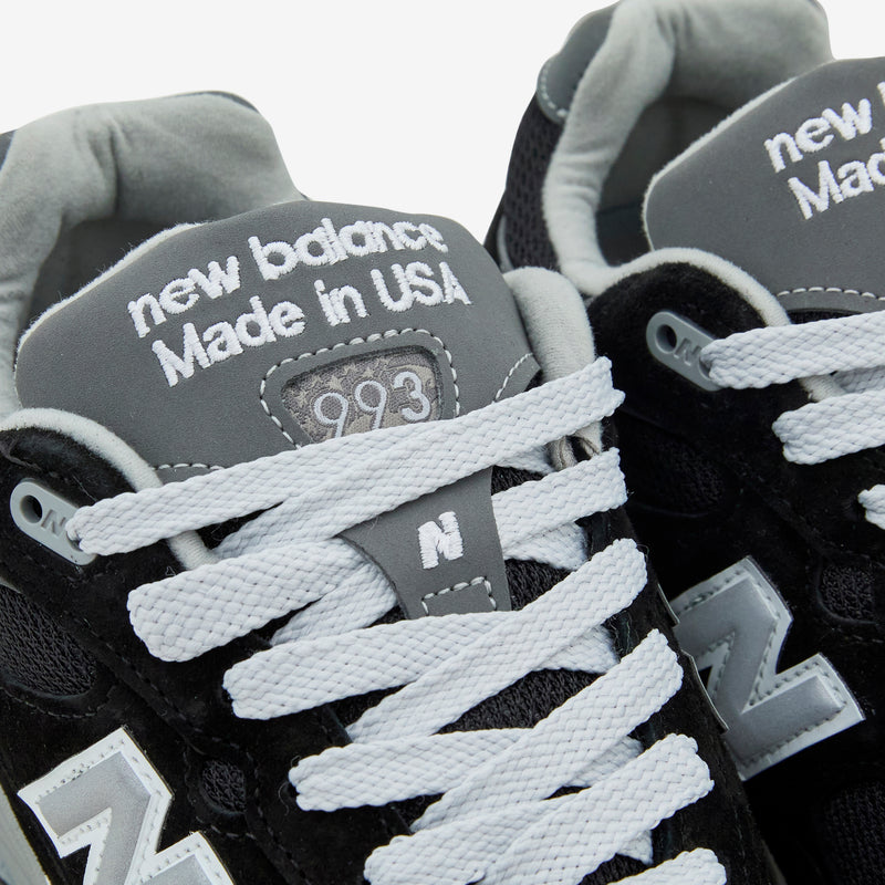 Made in USA 993 Black | Grey Footwear