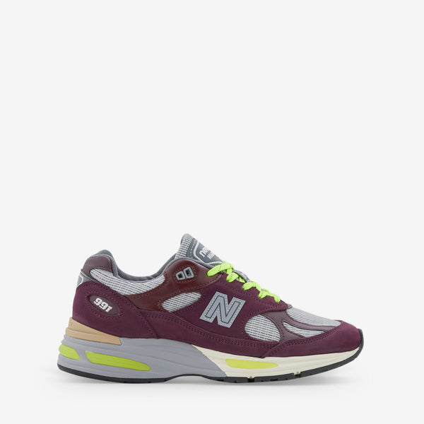 Patta x Made in UK 991v2 Pickled Beet | Safety Yellow | Winetasting
